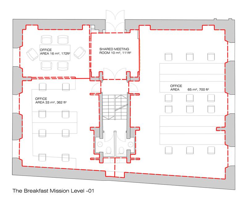 The Breakfast Mission Lower Level Plan